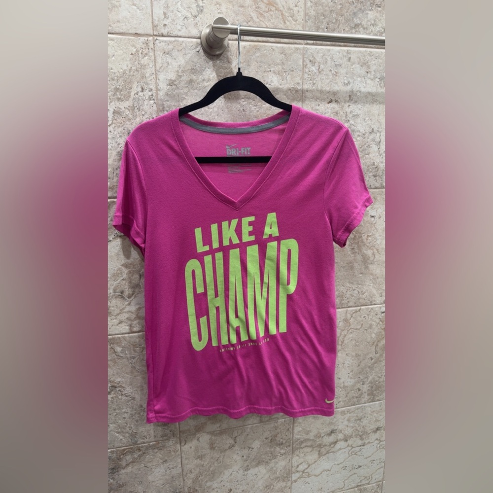 Nike Pink Dri-FIT Tee